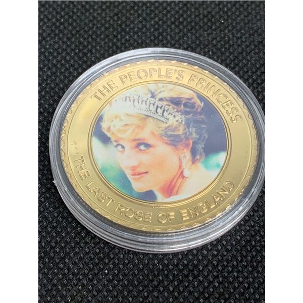 Princess Diana The last rose of England commemorative collector Coin 1961-1997 NEW in Case Coin 2 of