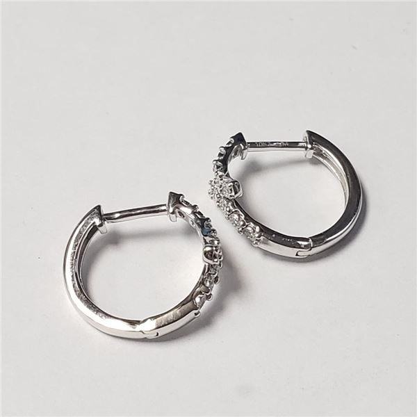 10K White Gold Diamond (0.05ct) Earrings $1470