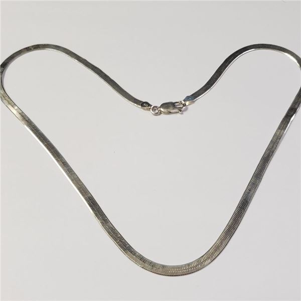 Silver 10G 19" Necklace (~Size )(Ring is resizable for $40) (~length inches), Suggested Retail Value