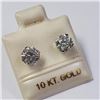Image 3 : 10K White Gold White Moissanite(1.65ct) Earrings $1165
