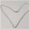 Image 1 : Silver 36" 5G Necklace (~Size )(Ring is resizable for $40) (~length inches), Suggested Retail Value 