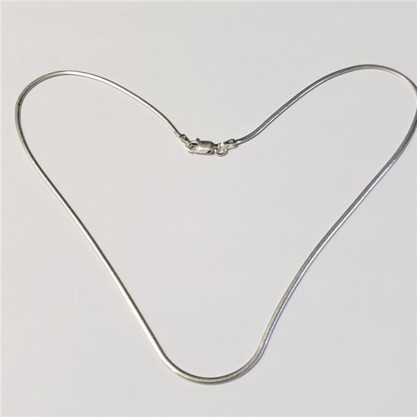 Silver 15" 5G Necklace (~Size )(Ring is resizable for $40) (~length inches), Suggested Retail Value 