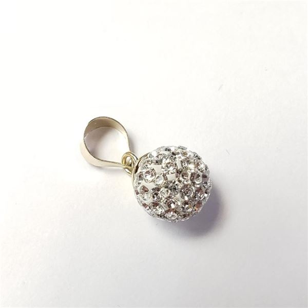 10K Yellow Gold Cz 0.6G Pendant (~Size )(Ring is resizable for $40) (~length inches), Suggested Reta