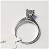Image 4 : 10K White Gold White Moissanite(1.05ct) Ring (~Size 6) $2100