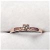 Image 1 : 10K Rose Gold Diamond (0.2Ct,I1,G) Ring (~Size 6) $1430