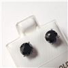 Image 2 : 14K White Gold Black Diamond(1.35ct) Earrings $1405