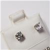 Image 2 : 14K White Gold Diamond (0.4Ct,Si1-2,G-H) Earrings $2400