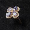 Image 5 : 10K Yellow Gold Tanzanite(1.25ct) Diamond(0.55ct) Ring (~Size 7) $3120.00