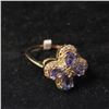 Image 6 : 10K Yellow Gold Tanzanite(1.25ct) Diamond(0.55ct) Ring (~Size 7) $3120.00