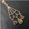 Image 3 : 14K Yellow Gold Diamond(0.55Ct,Si1-2,Yellowish Green,Yellow And Green) Pendant $1965