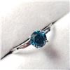 Image 4 : 10K White Gold Treated Blue Diamond (0.95Ct,I1) Ring (~Size 8.5) $7250
