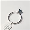 Image 6 : 10K White Gold Treated Blue Diamond (0.95Ct,I1) Ring (~Size 8.5) $7250