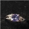 Image 3 : 10K White Gold Tanzanite(0.7ct) Ring (~Size 6) $1785