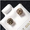 Image 3 : 14K White Gold Diamond (1.18Ct,Si,Fancy Brown) Earrings $6300