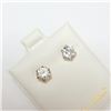 Image 2 : 10K Yellow Gold Cubic Zirconia Earrings (~Size )(Ring is resizable for $40) (~length inches), Sugges