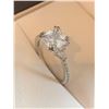 Image 5 : Princess cut .90 Carat Solitaire Vera Wang Styled Engagement ring size 7