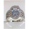 Image 2 : Ladies Oval Cut 2.0 Carat Solitaire Promise ring multi stone band size 7
