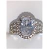 Image 3 : Ladies Oval Cut 2.0 Carat Solitaire Promise ring multi stone band size 7