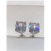 Image 1 : Silver .925 Stunning 1.0 Carat Brilliant cut Solitaire Stud earring set