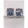 Image 3 : Silver .925 Stunning 1.0 Carat Brilliant cut Solitaire Stud earring set