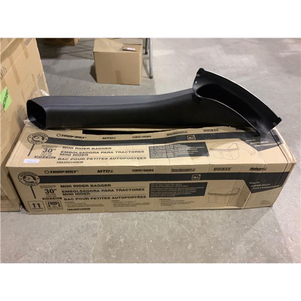 30" Mini Rider Bagger for Rear Engine Mini Rider
