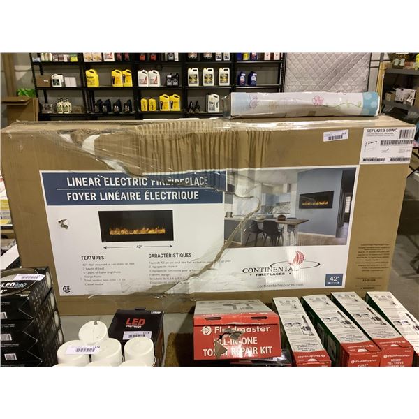 Continental Fireplaces 42" Electric Fireplace