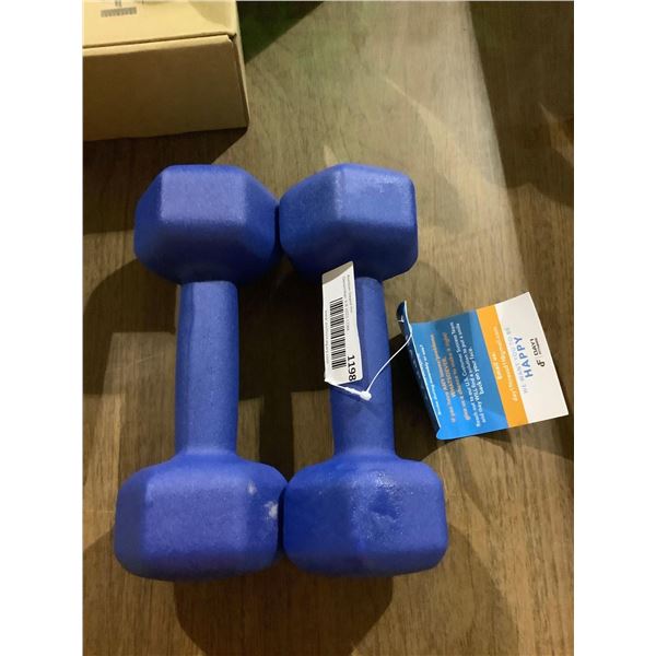 Rubber Coated 8Lb Personal Weight Set