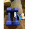 Image 1 : Rubber Coated 8Lb Personal Weight Set