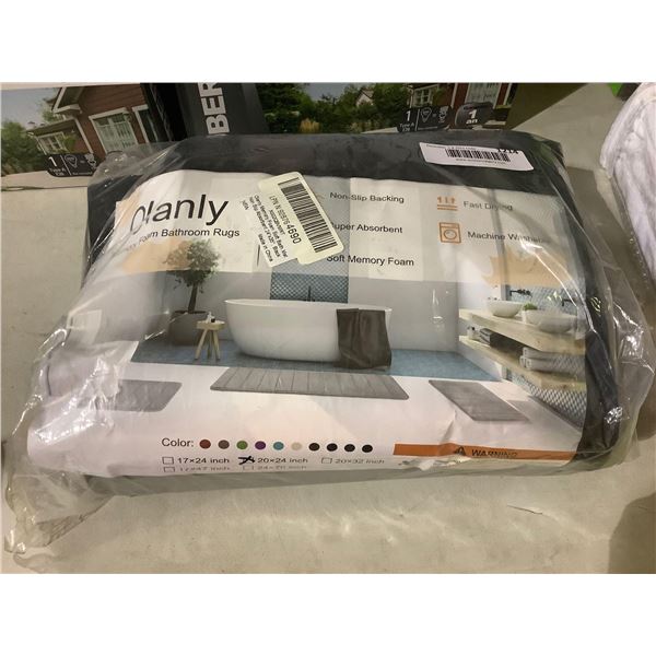 Olany Memory Foam Bathroom Rugs