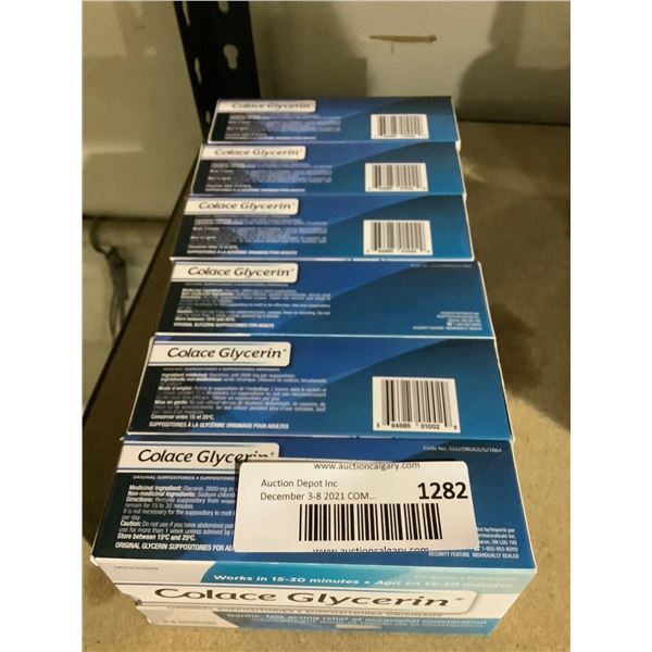 6x24 Colace Glycerin Suppositories