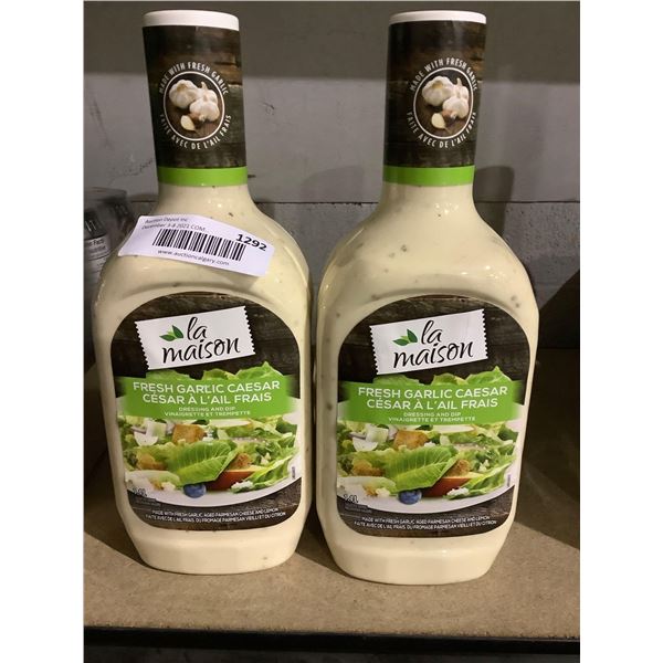 La Maison Fresh Garlic Caesar Dressign 2X1.4L