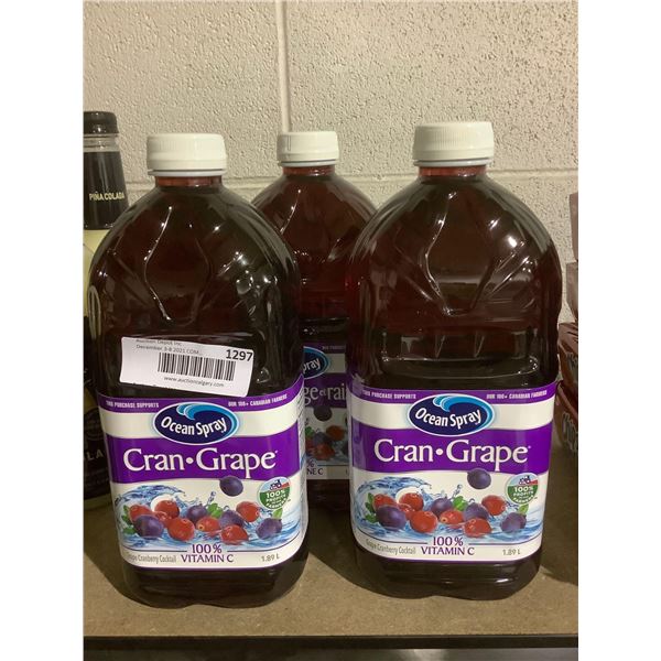 Ocean Spray Cran-Grape Juice 3X 1.89L