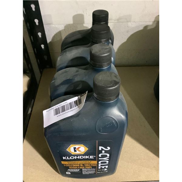Klondike Advanced Formula 2 Cycle Engine Oil 3 X 1qt