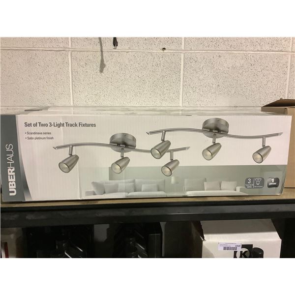 Uber Haus Set of 2 3-Light Track Fixtures