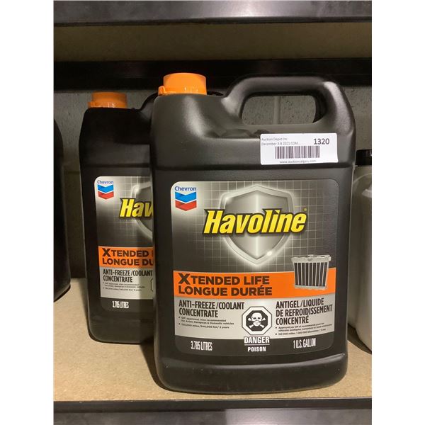 Havoline Xtended Life Antifreeze/Coolant 2x3.785L