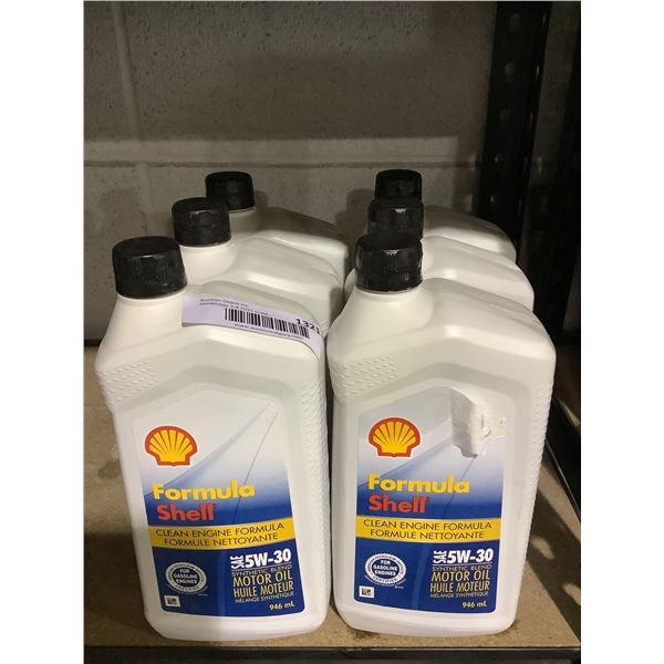 Formula Shell SAE 5W-30 Motor Oil 6X946ml