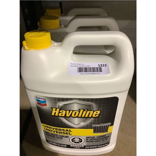 Havoline Universal Antifreeze/Coolant 3X3.785L