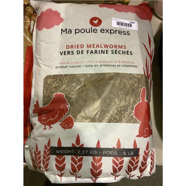 Ma Poule Express Dried Mealworms 2.27Kg