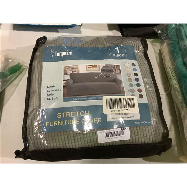 Turquoize Chair Slip Cover - Gray