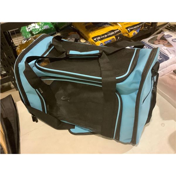Blue Soft Sided Small Pet Carrier