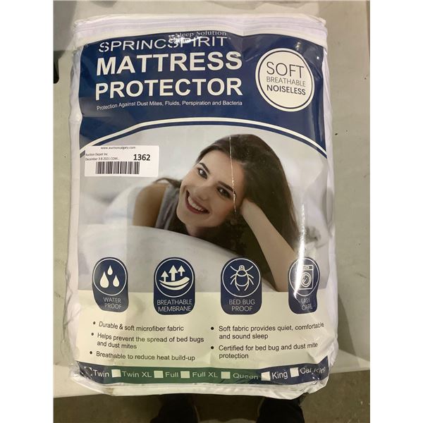 Twin Size Mattress Protector - Noiseless