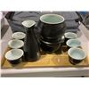 Image 1 : Ceramic Sake Set with Full Zip Travel Case