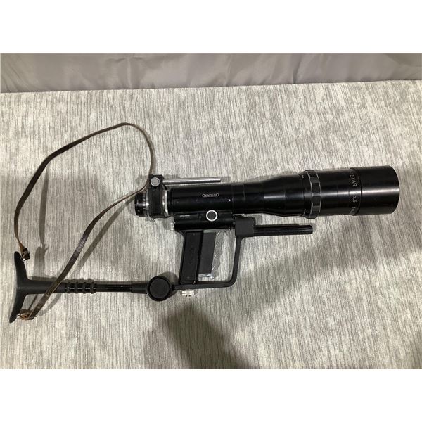 Novoflex Follow Focus Noflexar Lens 1:5.6 f=40cm Shade Hood ALBA Alpa Adapter with Shouldr Rest