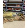 Image 1 : Replica Walleye + Skin Mount Perch. Made by a Veteran. Has a value of $1000.