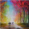 Image 2 : Mark Braver, Limited Edition Serigraph on Canvas, Numbered Inverso and Hand Signed with Letter of Au