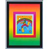 Image 2 : Peter Max- Original Lithograph "Cosmic Jumper on Blends"