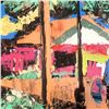 Image 3 : Paul Blaine Henrie (1932-1999), "Afternoon on Olivera St" Hand Signed Original Painting on Canvas (3