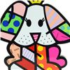 Image 2 : Romero Britto"Royalty II" Hand Signed Limited Edition Sculpture; Authenticated.