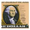 Image 1 : Steve Kaufman (1960-2010) "George Washington, Father of Our Nation" Limited Edition Hand Pulled Silk