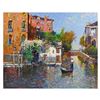 Image 1 : Ming Feng, "Gondolier" Limited Edition Serigraph on Canvas, Numbered 3/95 and Hand Signed with Lette